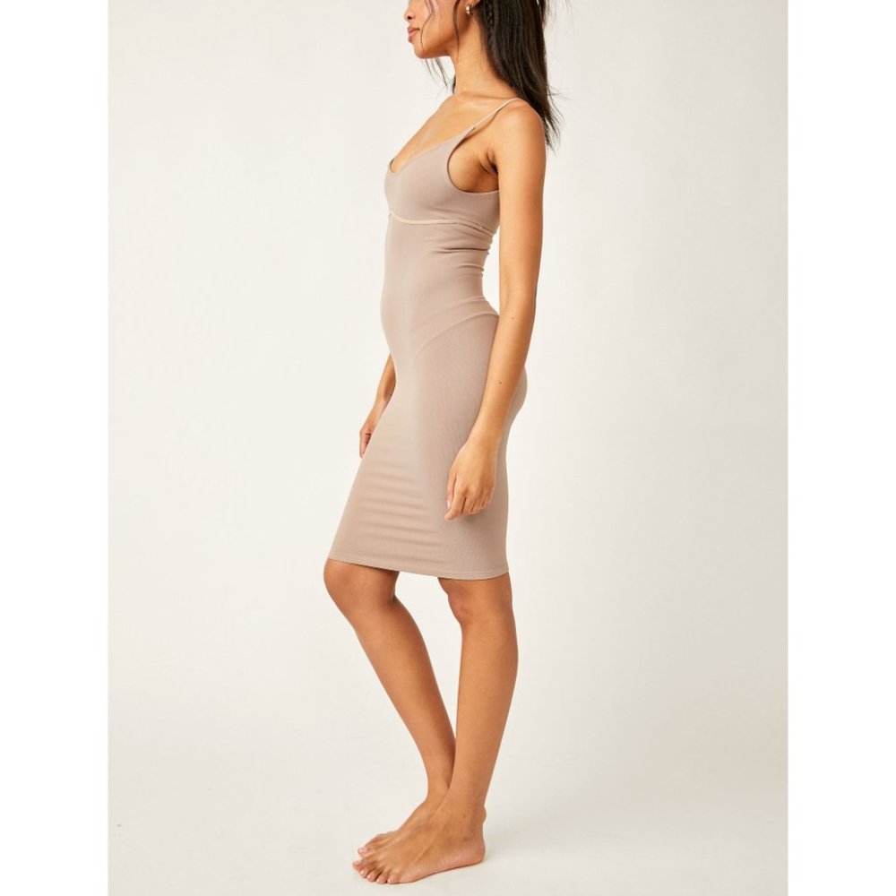 🎉LAST CHANCE🎉 FREE PEOPLE Meg High Platform Bodycon / Etherea - Picture 3 of 8